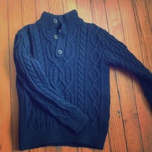 GAP kids thick blue sweater